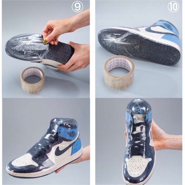 スニーカーラップ　20枚セット(10足分） スニーカー保護フィルム　鑑賞用 メンズの靴/シューズ(スニーカー)の商品写真