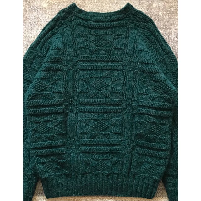 超レア 圧巻の立体編み 80s ポロカントリー ダイヤモンド編み 超レア 圧巻の立体編み 80s ポロカントリー ダイヤモンド編み