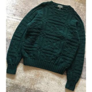 ラルフローレン(Ralph Lauren)の超レア 圧巻の立体編み 80s ポロカントリー ダイヤモンド編み ニットセーター(ニット/セーター)