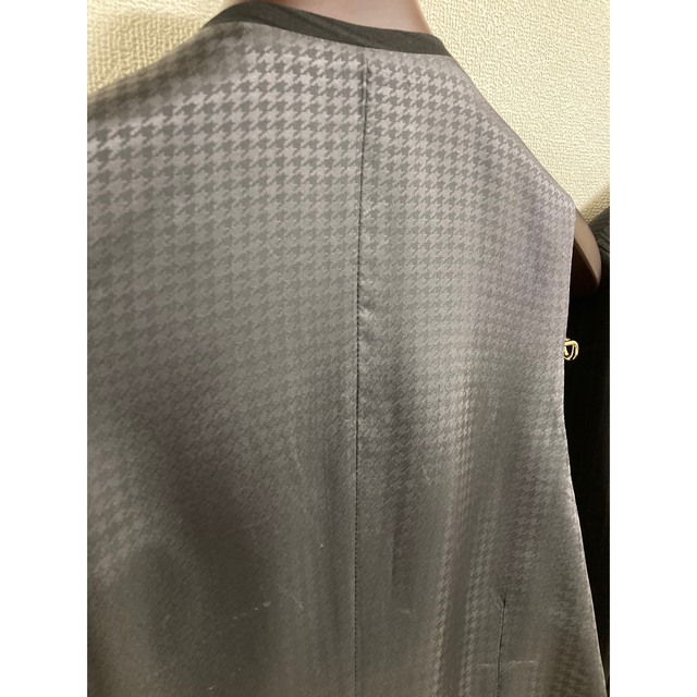 SELECT(セレクト)のオーダースーツ　スリーピース　美品　黒　ストライプ メンズのスーツ(セットアップ)の商品写真