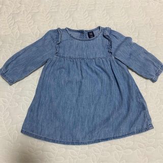 ベビーギャップ(babyGAP)のGAP ベビー　デニム　ワンピース　70(ワンピース)