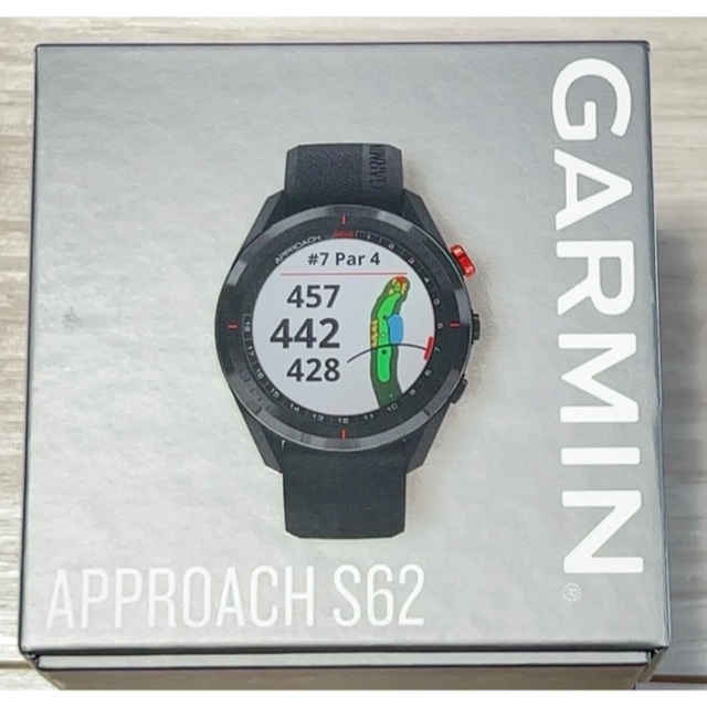国内正規品】GARMIN Approach S62 防塵プラグ&充電スタンド付 | www