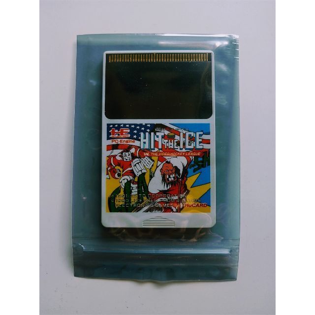 TAITO(タイトー)のPCエンジン　Ｈuカード　ヒット・ジ・アイス エンタメ/ホビーのゲームソフト/ゲーム機本体(家庭用ゲームソフト)の商品写真