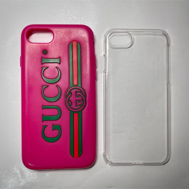 Gucci(グッチ)のGUCCI iPhone シリコンケース スマホ/家電/カメラのスマホアクセサリー(iPhoneケース)の商品写真