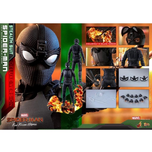 ホットトイズ　1/6  スパイダーマン(ステルススーツ/デラックス版) エンタメ/ホビーのフィギュア(アメコミ)の商品写真