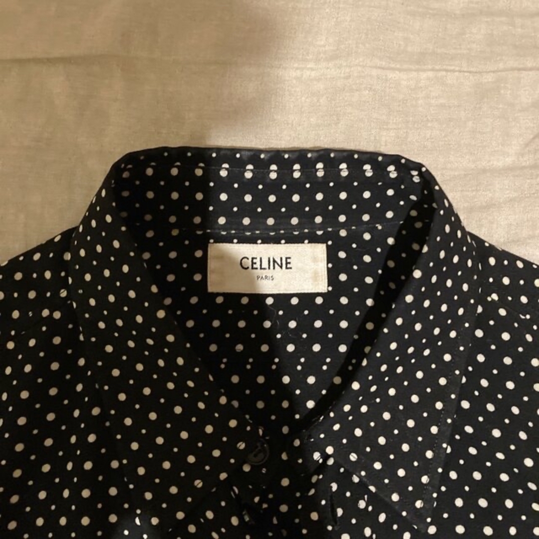 celine(セリーヌ)の【CELINE】2020ssレーヨンドットシャツ　サイズ39 メンズのトップス(シャツ)の商品写真