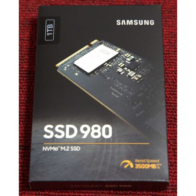 新品 未開封 Samsung 980 NVMe M.2 SSD 1TB サムスンPCパーツ
