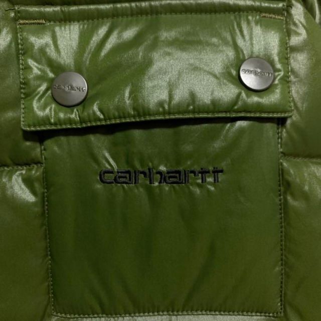 carhartt(カーハート)の【希少】 カーハート オールド 刺繍ロゴ 人気色 ストリート ダウンジャケット メンズのジャケット/アウター(ダウンジャケット)の商品写真