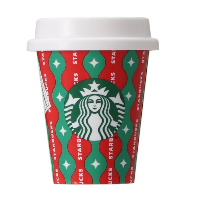 Starbucks Coffee(スターバックスコーヒー)のスターバックス　ミニカップギフト　ホリデー　クリスマス　2022 チケット無し インテリア/住まい/日用品のインテリア小物(小物入れ)の商品写真