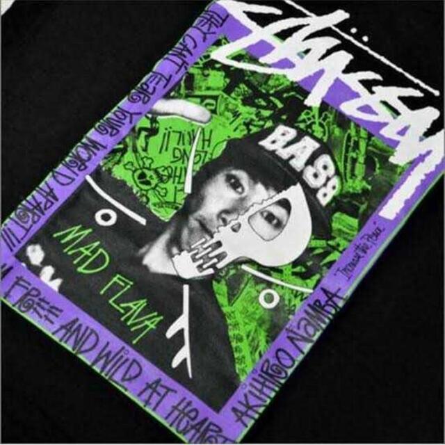 激レア! 希少 コラボ tシャツ STUSSY 難波章浩T ステューシー AIR