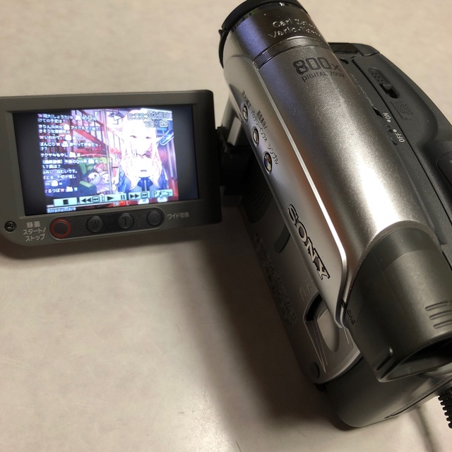 SONY(ソニー)の動作品　SONY  miniDV  ビデオカメラ　DCR-HC46 スマホ/家電/カメラのカメラ(ビデオカメラ)の商品写真