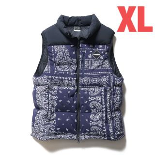 FCRB DOWN VEST ダウンベスト バンダナ