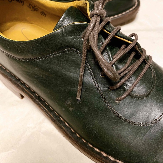 そのみつ　革靴　グリーン　深緑 レディースの靴/シューズ(ローファー/革靴)の商品写真