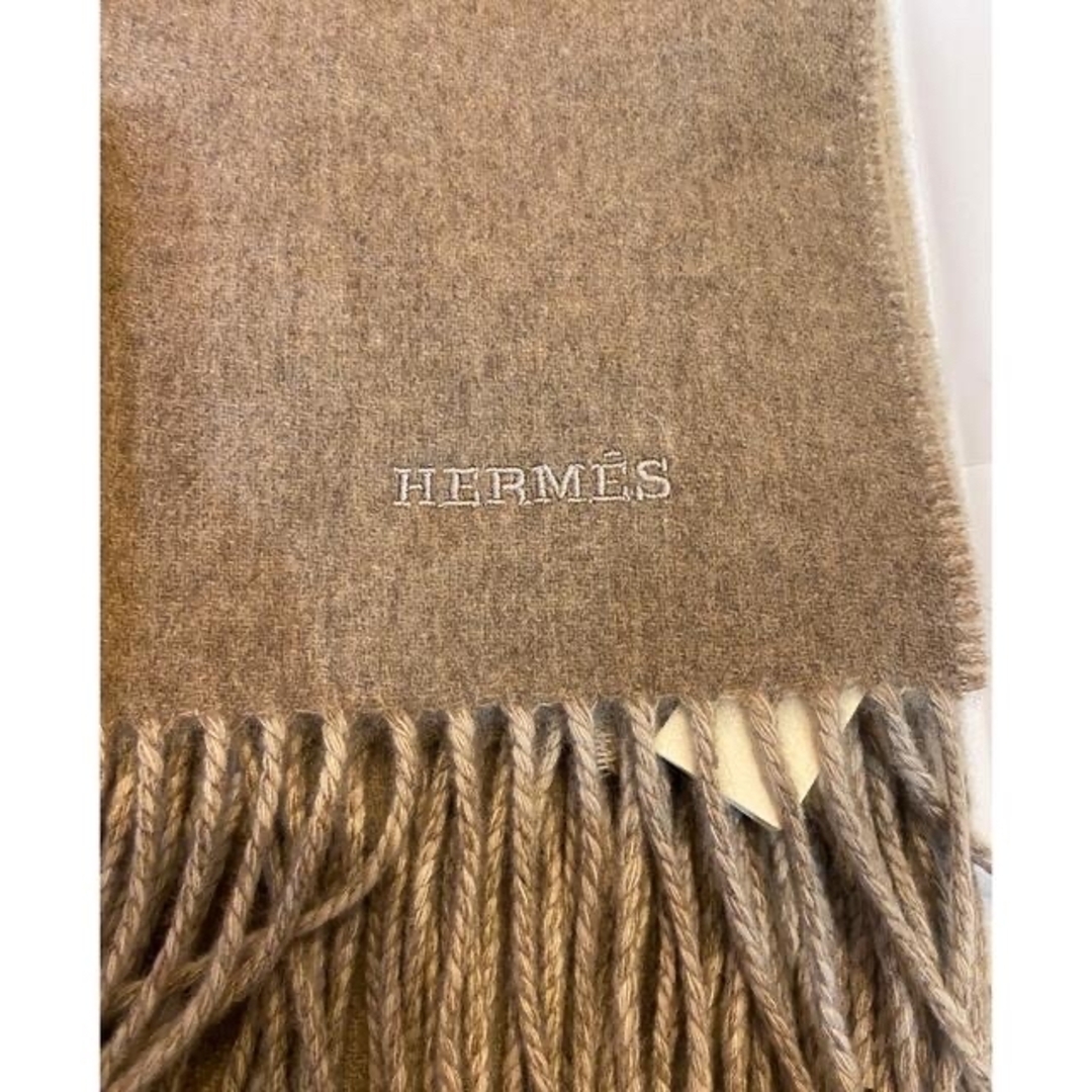 HERMES - 【新品タグ付き】エルメス カシミヤ ストール マフラー HERMES - 【新品タグ付き】エルメス カシミヤ ストール マフラー