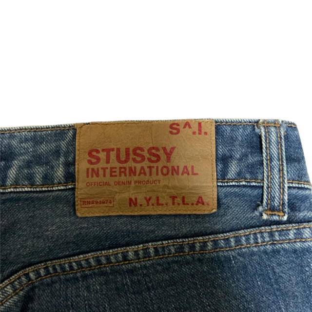 希少old stussy デニム ジーンズ ジーパン 90s 古着