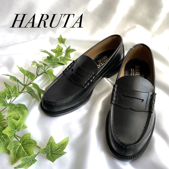 HARUTA - タグ付 日本製 HARUTA ハルタ コインローファー メンズ 27.5 黒の通販 by 6420025's shop