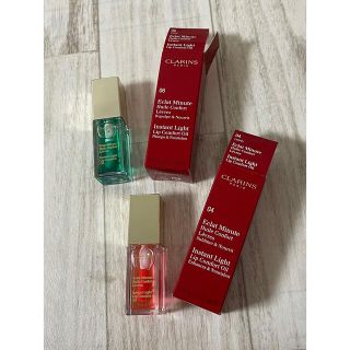 クラランス(CLARINS)のクラランス コンフォート リップオイル 04 キャンディー　06 ミント　未使用(リップグロス)