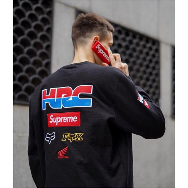 supreme HONDAコラボクルーネック