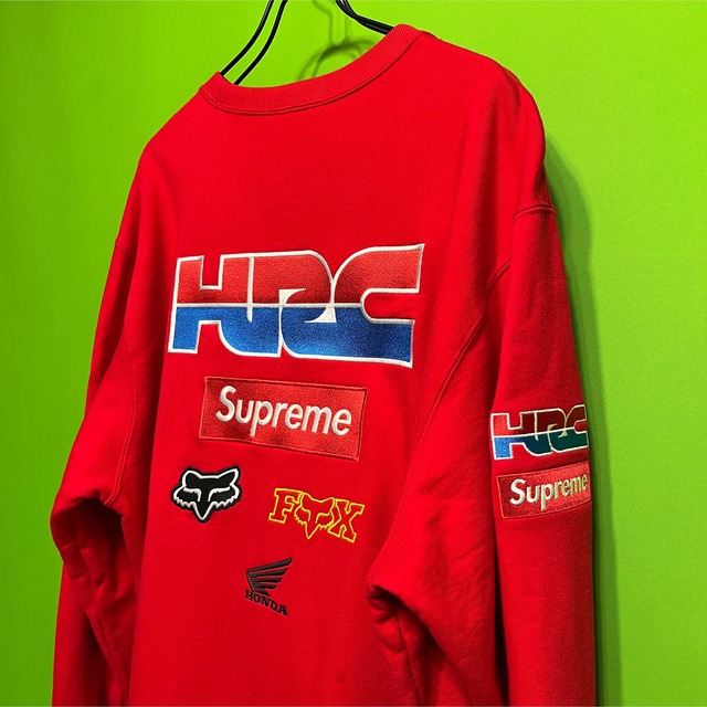 Supreme Honda Fox Racing Crewneck XLサイズ 商品の状態 激安直営店