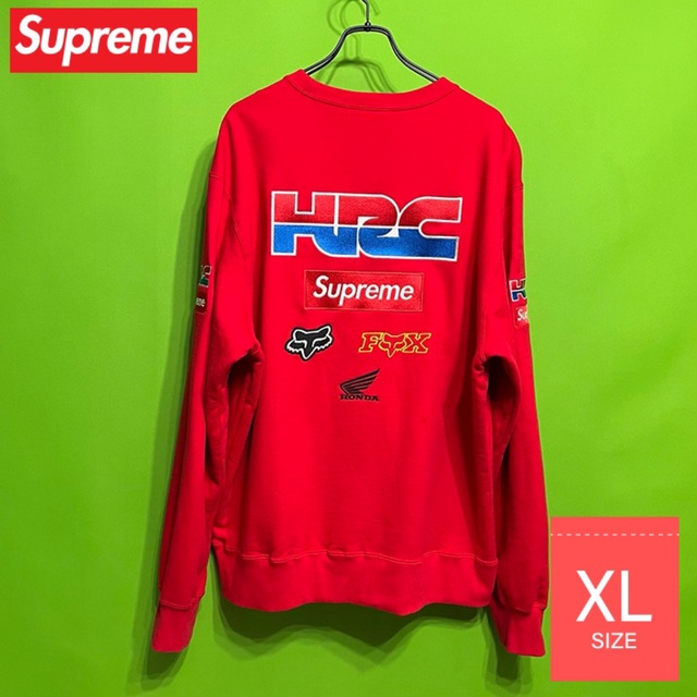 Supreme Honda Fox Racing Crewneck XLサイズ - www.sorbillomenu.com