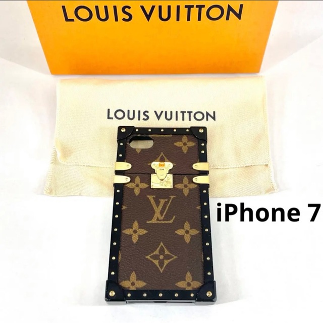 LOUIS VUITTON(ルイヴィトン)のルイヴィトン　アイトランク　iPhone 7 モノグラム　スマホケース　美品 スマホ/家電/カメラのスマホアクセサリー(iPhoneケース)の商品写真