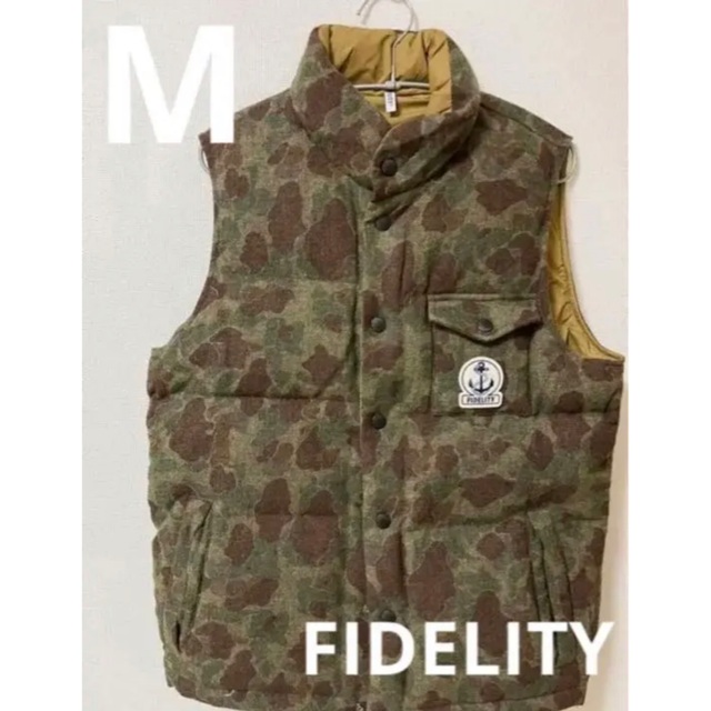 FIDELITY(フェデリティー)のFIDELITY    ダウンベスト  リバーシブル M メンズのジャケット/アウター(ダウンベスト)の商品写真