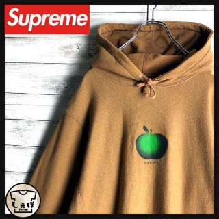 シュプリーム(Supreme)の【超希少カラー】シュプリーム☆センターロゴ人気デザインパーカー　即完売　美品(パーカー)