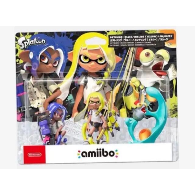 スプラトゥーン新作amiibo イエロー ブルー コジャケ トリプルセット  エンタメ/ホビーのフィギュア(ゲームキャラクター)の商品写真