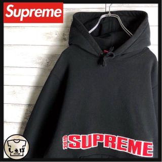 シュプリーム(Supreme)の【即完売モデル】シュプリーム☆刺繍ビッグロゴ定番カラー肉厚パーカー　希少　美品(パーカー)