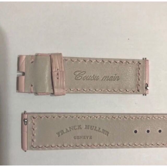 FRANCK MULLER(フランクミュラー)のmiumiu様専用です！フランクミュラー　純正皮ベルト(ピンク) レディースのファッション小物(腕時計)の商品写真