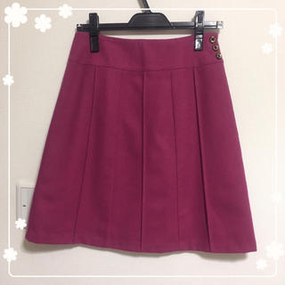 ハニーズ(HONEYS)のミントさま専用♡美品ウール綺麗色スカート(ひざ丈スカート)