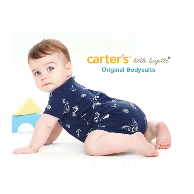 carter's(カーターズ)のカーターズ Carter’s ボディースーツ 半袖 ノースリーブ 70〜80 キッズ/ベビー/マタニティのベビー服(~85cm)(肌着/下着)の商品写真