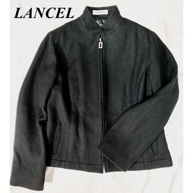LANCEL(ランセル)のLANCEL ランセル　カシミヤ混ウールブルゾン レディースのジャケット/アウター(ブルゾン)の商品写真