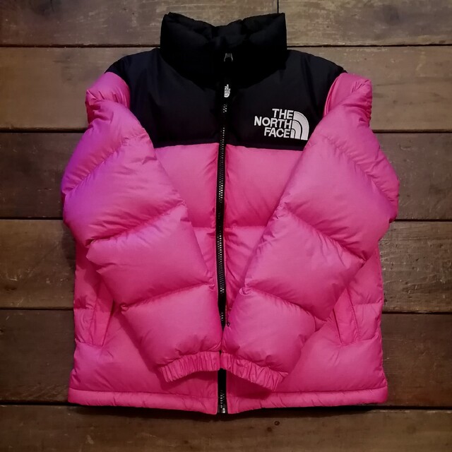 0343 THE NORTH FACE キッズ ダウンパーカー ピンク