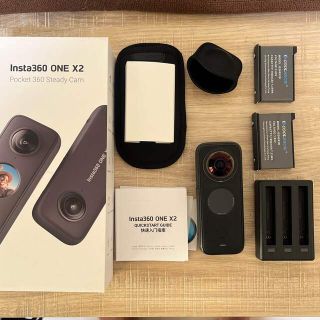 Insta360 ONE  x2 予備バッテリー2個付き(コンパクトデジタルカメラ)