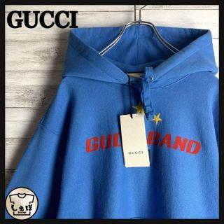 冬バーゲン☆】 グッチ GUCCI パーカー(メンズ)(ブルー・ネイビー