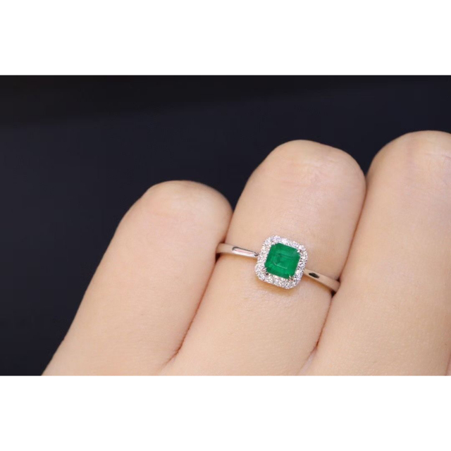 天然 エメラルド ダイヤ リング0.45ct k18 f3 | www.yokecomms.com