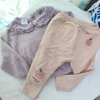 ザラキッズ(ZARA KIDS)のZARAベビー  ニットトップス&ズボン(ニット)