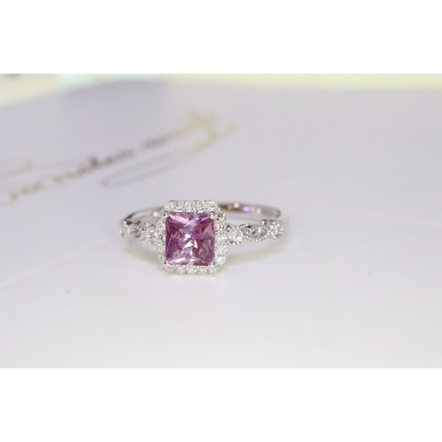 天然 非加熱パパラチアサファイア ダイヤ リング1.01ct k18 f2 ...