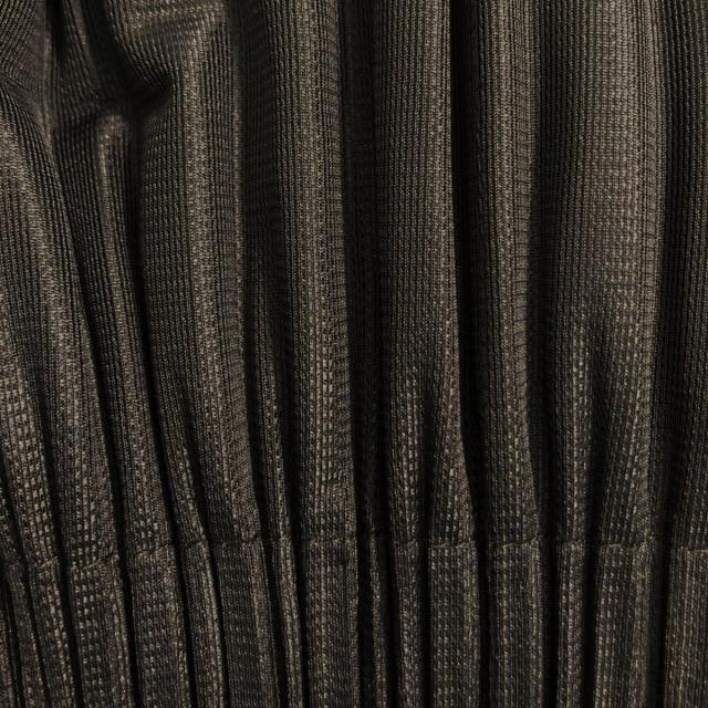 美品❤️プリーツプリーズ　パーカー　襟付き　プリーツ　長袖　黒　XL 4