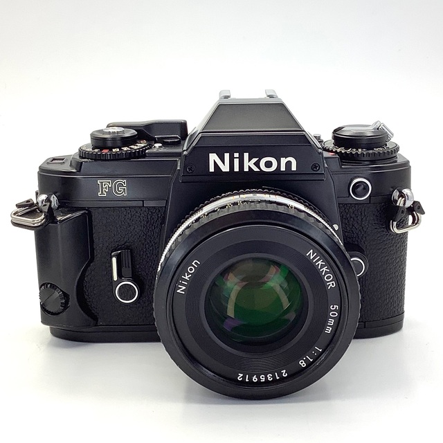 Nikon(ニコン)の【 整備済 】ニコン FG／Ai-S NIKKOR 50mm f1.8 スマホ/家電/カメラのカメラ(フィルムカメラ)の商品写真