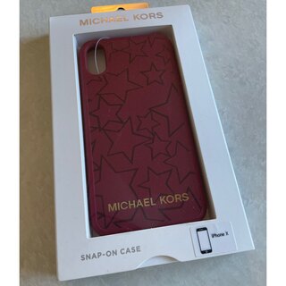 マイケルコース(Michael Kors)のiPhone X 【新品未使用】　マイケルコース　スマホケース(iPhoneケース)
