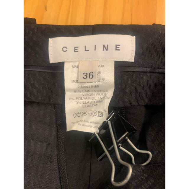 celine(セリーヌ)のCELINE③ ストレートパンツ スラックス レディースのパンツ(カジュアルパンツ)の商品写真