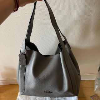 コーチ(COACH)のCOACH コーチ　ハンドバッグ　美品✨　グレー　(ハンドバッグ)