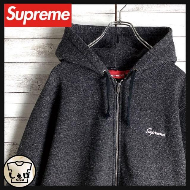 希少　supremeシュプリームサークルパイルロゴ 肉厚スウェット パーカー