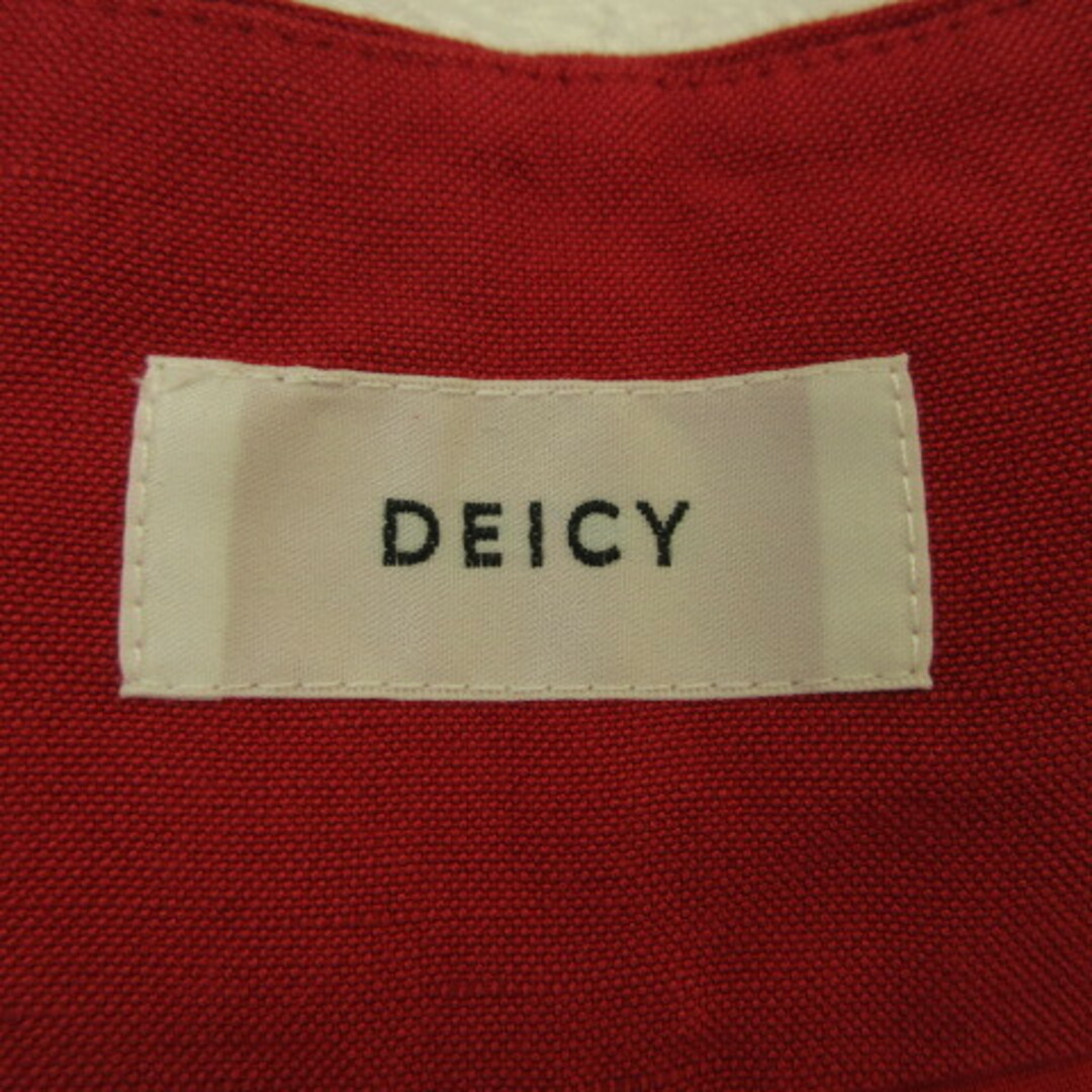 deicy(デイシー)のデイシー deicy キュロットスカート 赤 0 *T915 レディースのパンツ(キュロット)の商品写真