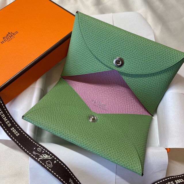 トップ Hermes - エルメス カルヴィ カードケース 名刺入れ ヴェルソ