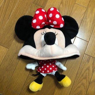 ディズニー(Disney)のミニー　ファンキャップ　ディズニーカチューシャ(キャラクターグッズ)