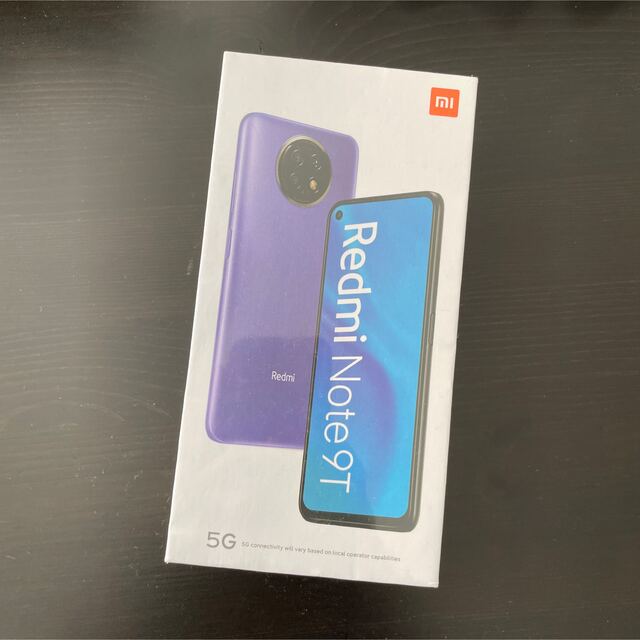 Xiaomi Redmi Note 9T 128GB ナイトフォールブラックの通販 by はっ 