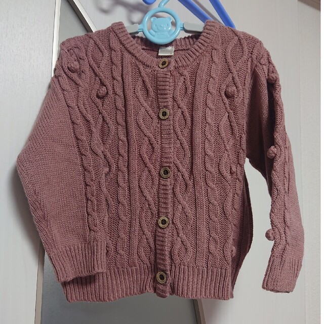 tete a tete(テータテート)のtete a tete カーディガン ﾎﾟﾝﾎﾟﾝ キッズ/ベビー/マタニティのキッズ服女の子用(90cm~)(カーディガン)の商品写真